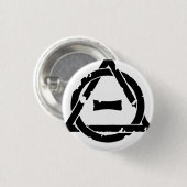Theta Delta Therianthrope Pin Ronde Button 3,2 Cm (Voorkant /achterkant)