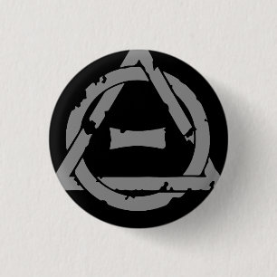 Theta Delta Therianthrope Pin Ronde Button 3,2 Cm