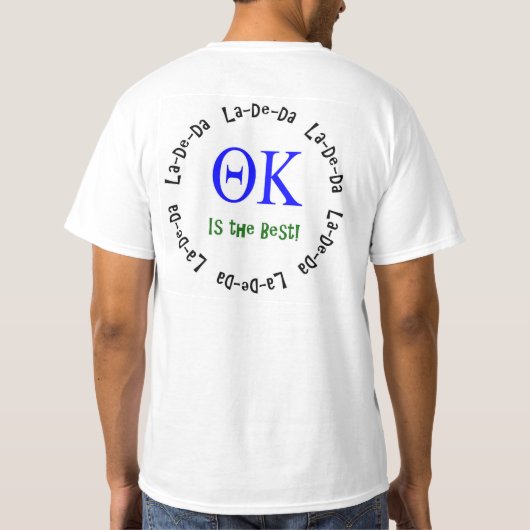 Theta Kappa La-De-Da Shirt (Achterkant)