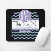 Theta Nu Xi Chevron Mousepad Muismat (Met muis)