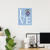 Theta Nu Xi LOVE Poster (Thuiskantoor)