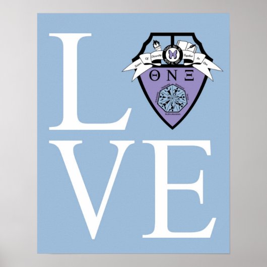 Theta Nu Xi LOVE Poster (Voorkant)