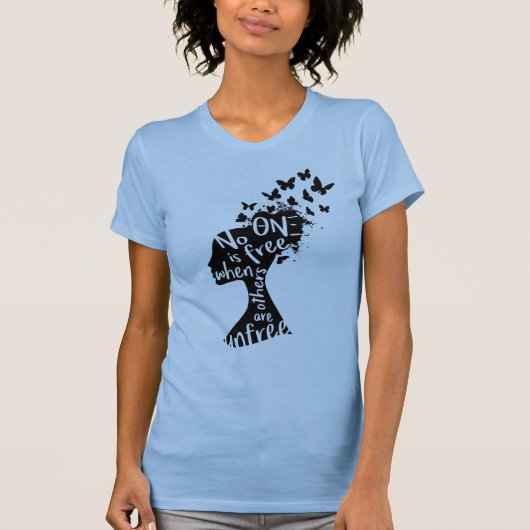 Theta Nu Xi "Unfree" Shirt vrouwen (Voorkant)
