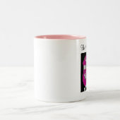theta phi sigma shield, The Pink Society Tweekleurige Koffiemok (Center)