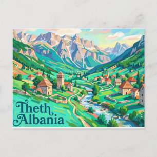 Theth Albanië Briefkaart