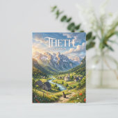 Theth Albanië Briefkaart (Staand voorkant)