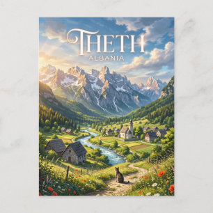 Theth Albanië Briefkaart