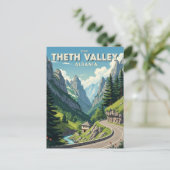 Theth Albanië Reizen Briefkaart (Staand voorkant)