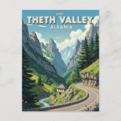 Theth Albanië Reizen Briefkaart (Voorkant)
