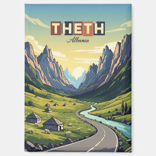 Theth Albanië Reizen Magneet