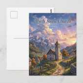 Theth Stenen Kerk Albanië Briefkaart (Voorkant / Achterkant)