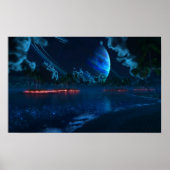 Thetis Tropic Night Canvas Poster (Voorkant)