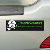 Theundergr0und.org Bumpersticker (Op auto)