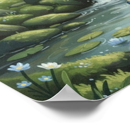 TheWaterFallWatcher Poster (Hoek)