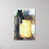TheWishOfAHorse - Afgedrukt canvas Afdruk (Voorkant)