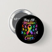 They All Matter Ronde Button 5,7 Cm (Voorkant /achterkant)