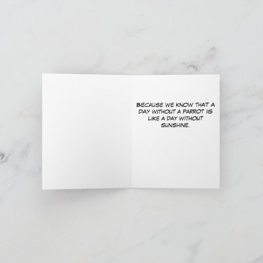 They call me a crazy bird lady. Card Feestdagen Kaart (Binnen)