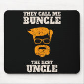 They Call Me Buncle The Uncle Shirt  Muismat (Voorkant)