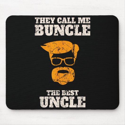 They Call Me Buncle The Uncle Shirt Muismat (Voorkant)