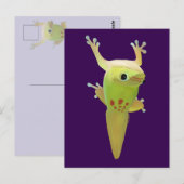They call me sticky toes! DAY GECKO Briefkaart (Voorkant / Achterkant)