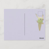 They call me sticky toes! DAY GECKO Briefkaart (Achterkant)