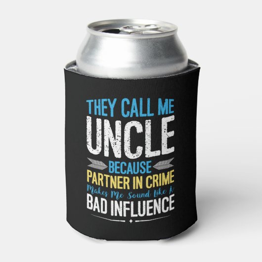They Call Me Uncle Because Partner In Crime Blikjeskoeler (Blikje Voorkant)