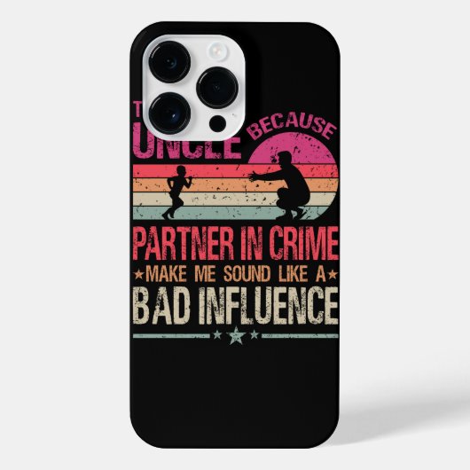 They Call Me Uncle Because Partner In Crime iPhone Hoesje (Achterkant)