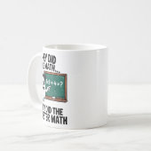 They Did Monster Math Teacher Halloween Costume Ma Koffiemok (Voorkant links)