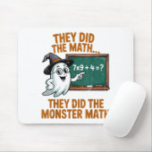 They Did Monster Math Teacher Halloween Costume Pr Muismat (Met muis)