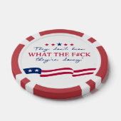 They Don't Know What They're Doing Funny Quote Poker Chips (Enkel)