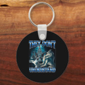 They Don't Understand Alpha Wolf Funny Werewolf Sleutelhanger (Voorkant)