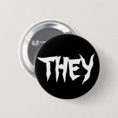 THEY Hardcore Button (Voorkant /achterkant)