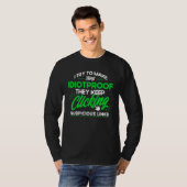 They Keep clicking Suspicious Links Cyber Security T-shirt (Voorkant volledig)
