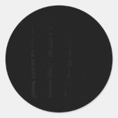 They Say Immigrants Are The Problem But We All Saw Ronde Sticker (Voorkant)