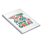 They think they're good I know I'm great Notitieboek (Rechterzijde)