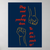 They want you punching down poster (Voorkant)