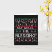They Want You To Say Grace The Blessing Ugly Chris Kaart (Gele Bloem)