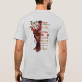 they whispered to her you cant withstand the storm t-shirt (Achterkant)