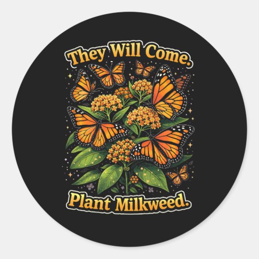 They Will Come Ronde Sticker (Voorkant)