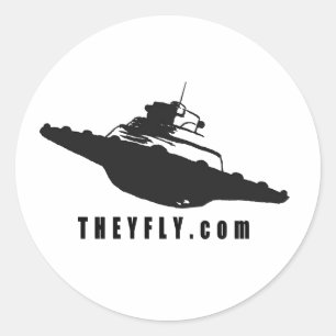 Theyfly Ronde Sticker