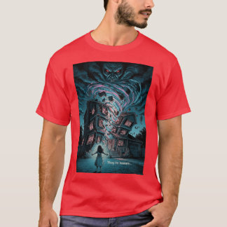 Theyre Here Reimagined Poltergeist Horror Poster f T-shirt