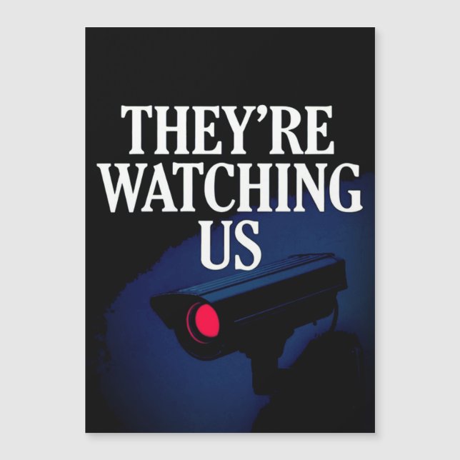 THEY'RE WATCHING US  (Voorkant)