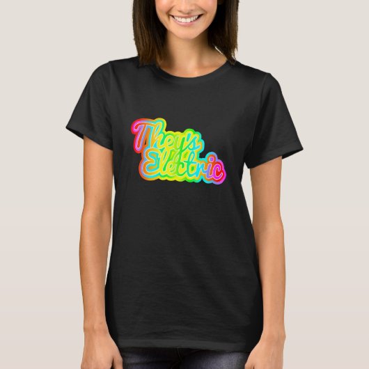 Theys Electric Rainbow Pride T-shirt (Voorkant)