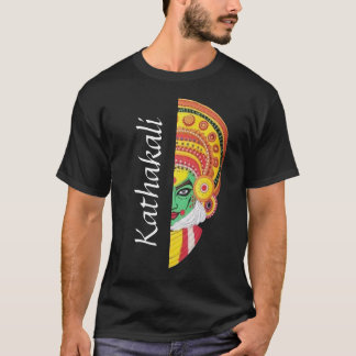 Theyyam-Kathakali Fusion – Vetgedrukte en krachtig T-shirt