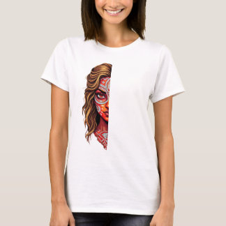 Theyyam-Kathakali Fusion - Vetgedrukte uitdrukking T-shirt