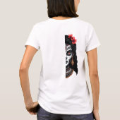 Theyyam-Kathakali Fusion - Vetgedrukte uitdrukking T-shirt (Achterkant)