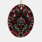 Theyyam Spirit Christmas Ornament (Rechts)
