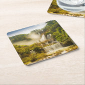 Thi Lor Su Waterfall | Thailand Kartonnen Onderzetters (Schuin)