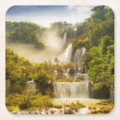 Thi Lor Su Waterfall | Thailand Kartonnen Onderzetters (Voorkant)