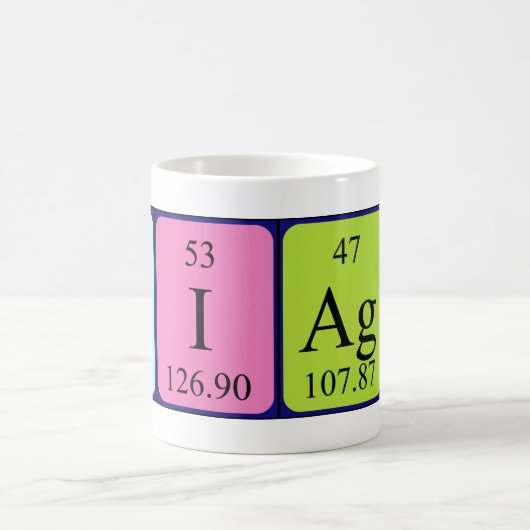 Thiago periodieke lijstnaam mok (Center)